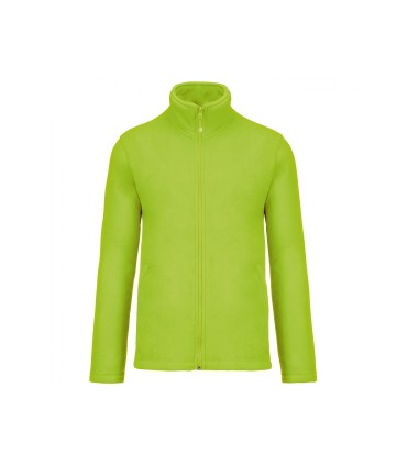 Fleecevest met rits Lime