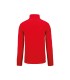 Veste micropolaire zippée rouge