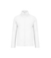 Veste micropolaire zippée blanc