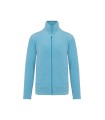 Fleecevest met rits cloudy blue heather