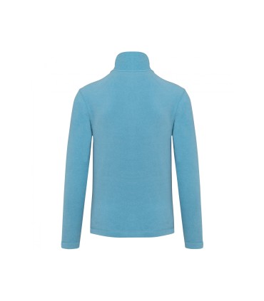 Fleecevest met rits cloudy blue heather