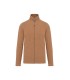 Veste micropolaire zippée Camel chiné