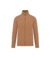 Fleecevest met rits french Camel heather