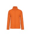 Veste micropolaire zippée orange fluo