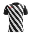 10x Shirt Zip - Zwart - Wit