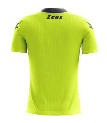 10x Shirt Zip - Fluo Geel - Wit