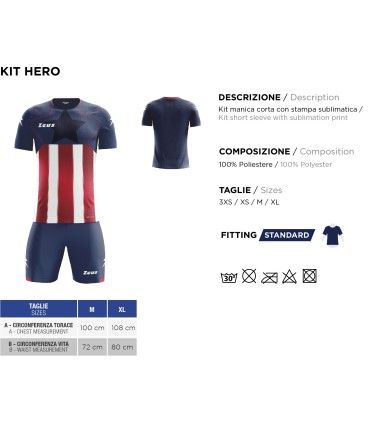 10x Kit Hero Irm - Red - Gold