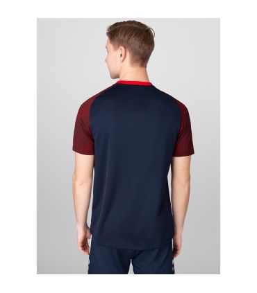 JAKO T-shirt Performance bleu marine/rouge