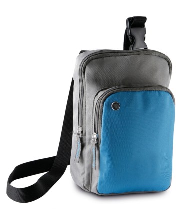 Shoulder bag grey-light blue 301