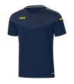 JAKO T-shirt Champ 2.0 navy/donker blauw/fluo geel