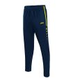 JAKO Training Pant Active Navy - Fluo Yellow