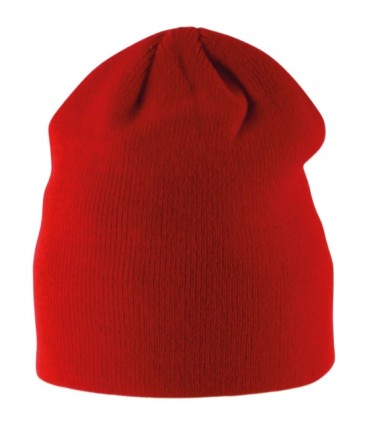 Knitted kids' Beanie red