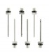 6 naalden voor een ballenpomp. 4mm