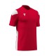 10 x wedstrijdshirts Polis rood - wit