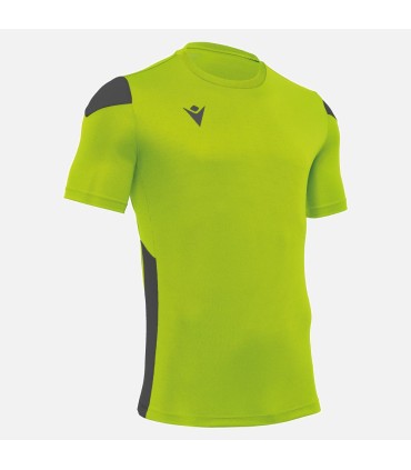 10 x wedstrijdshirts Polis fluo geel - antraciet