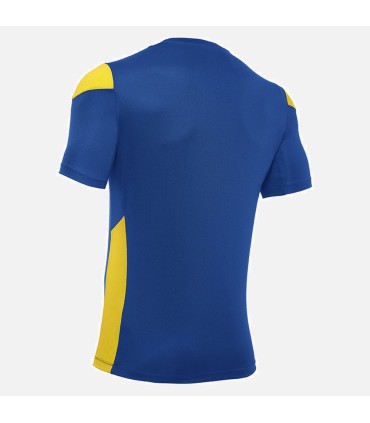 10 x wedstrijdshirts Polis fluo royal - geel
