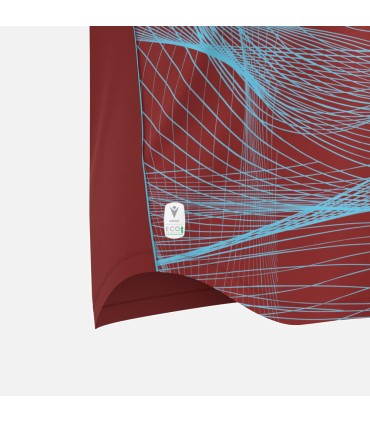 10 x Eco wedstrijdshirts Bordeaux - Sky