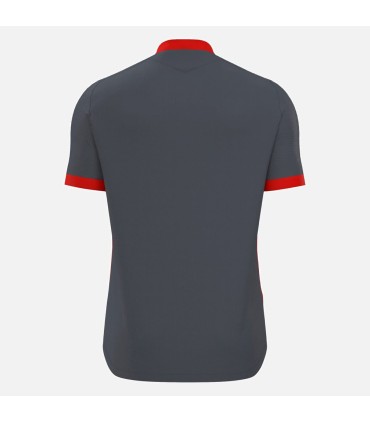 10 x Eco wedstrijdshirts Antraciet - Rood