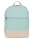 Essential backpack in cotton: Ice Mint - Natural