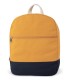 Essential backpack in cotton: Cumin Yellow / Navy