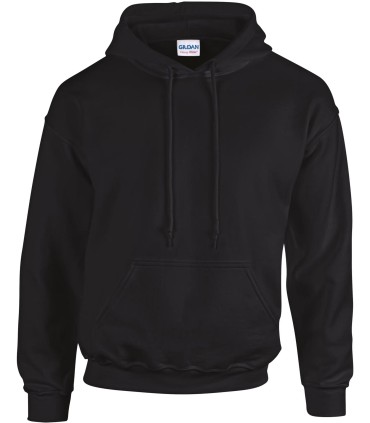 10 x Sweatshirt met kap zwart