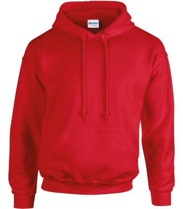 10 x Sweatshirt met kap rood