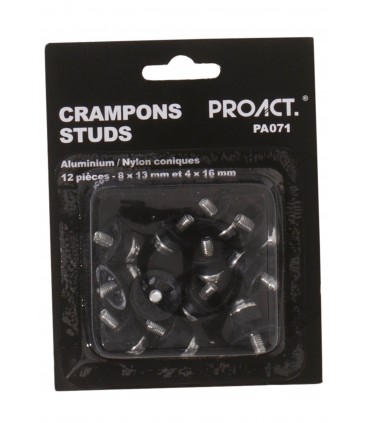 12 CRAMPONS ALU/NYLON CONIQUES