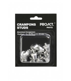 12 conical aluminium / nylon studs