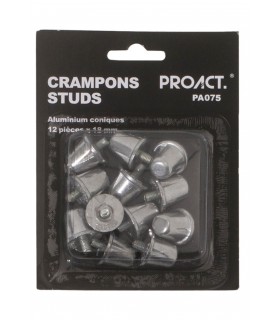 12 crampons alu conique 18mm