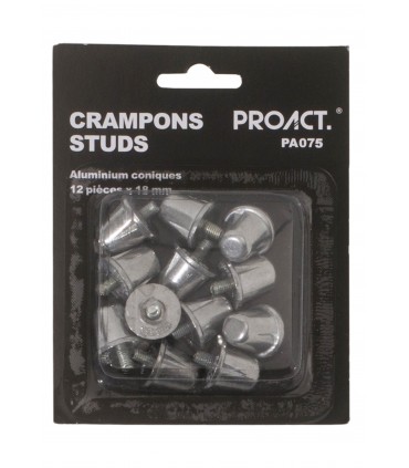 12 conical shaped aluminium 18mm