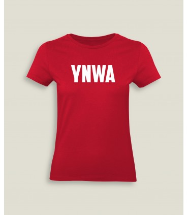 T-Shirt Vrouw Ronde kraag YNWA