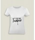 T-Shirt Vrouw Ronde kraag C'est pour...
