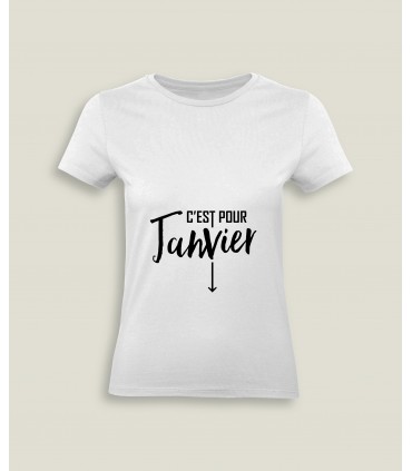 T-Shirt Femme Col rond C'est pour...