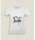 T-Shirt Femme Col rond C'est pour...