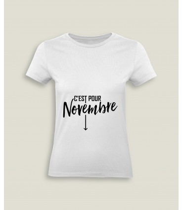 T-Shirt Femme Col rond C'est pour...