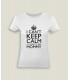 T-Shirt Vrouw Ronde kraag Keep Calm Mommy