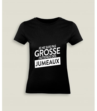T-Shirt Femme Col rond Pas Grosse Jumeaux