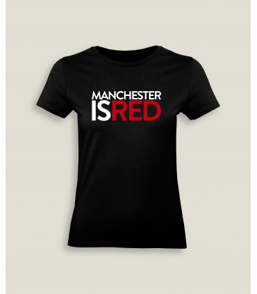 T-Shirt Femme Col rond Manchester Is Red
