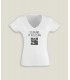 T-Shirt Ladies V-Neck Scan me if you can