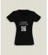 T-Shirt Femme Col-V Scan me if you can