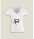 T-Shirt Femme Col-V C'est pour...