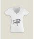 T-Shirt Femme Col-V C'est pour...