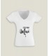 T-Shirt Femme Col-V C'est pour...