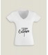 T-Shirt Ladies V-Neck C'est pour...