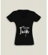T-Shirt Femme Col-V C'est pour...