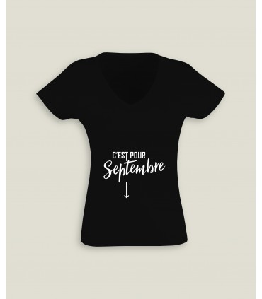 T-Shirt Ladies V-Neck C'est pour...
