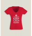 T-Shirt Ladies V-Neck Keep Calm Mommy