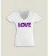T-Shirt Ladies V-Neck Love-Hate