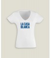 T-Shirt Ladies V-Neck La Casa Blanca