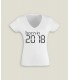 T-Shirt Ladies V-Neck Born in 2000
